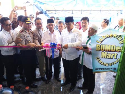 Bumdesmart Di Launching Wakil Bupati Lombok Utara